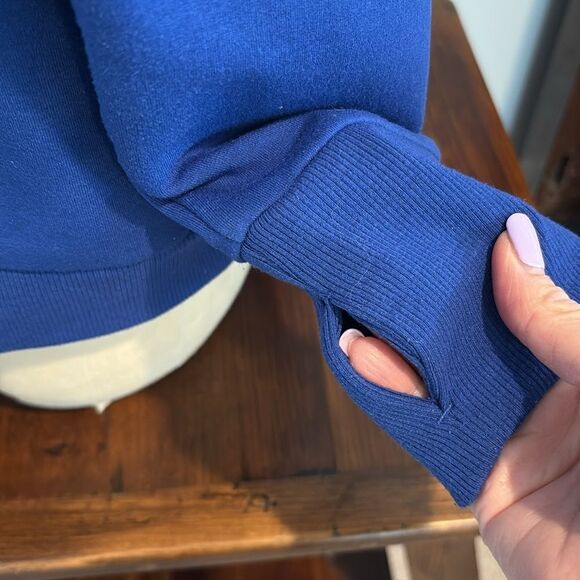 TALBOTS T BY TALBOTS FEATHERWEIGHT TERRY HOODED PULLOVER SIZE S - Picture 6 of 10